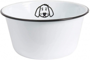 Futternapf - für Hunde - Emaille - Ø 22 cm